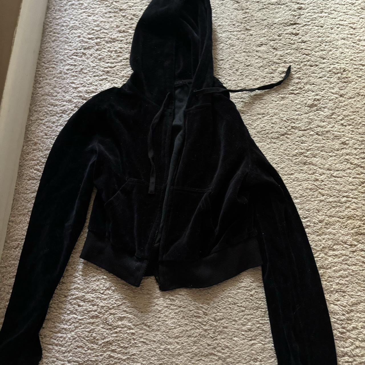 90 DEGREE BY REFLEX Cationic Cropped Full Zip Hoodie - Depop