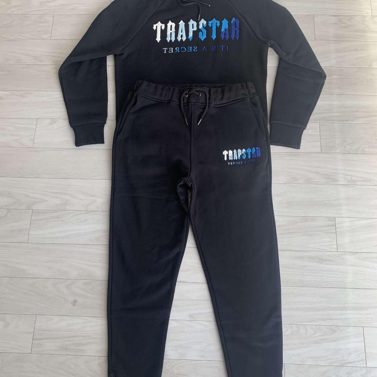  Trapstar Black Ice 2.0 Tracksuit Sizes Depop
