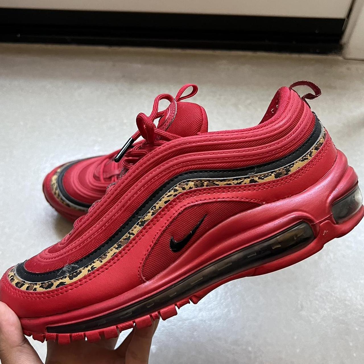 Black red 2024 cheetah air max