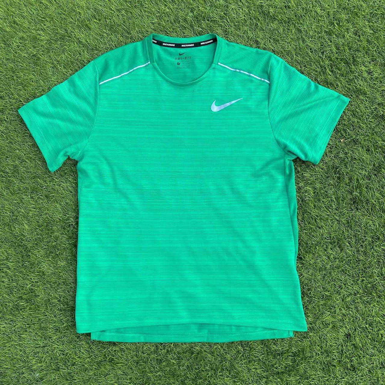 volt green nike shirt mens
