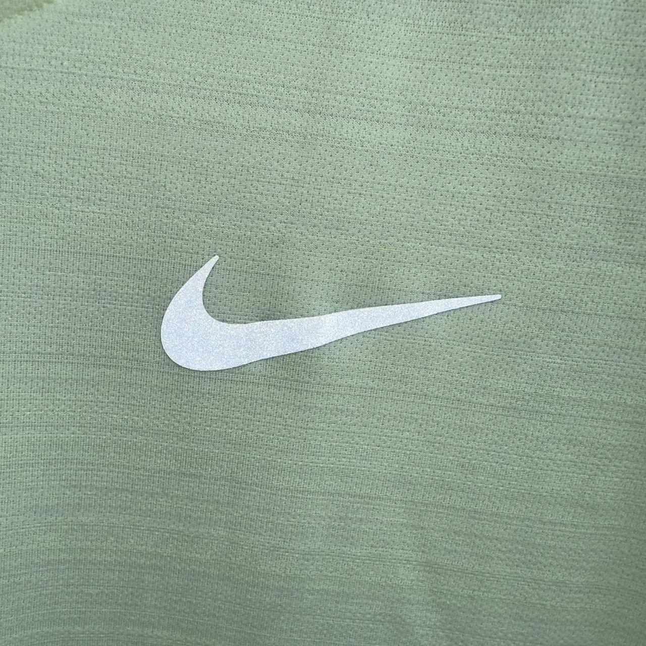 Men’s Nike Light Yellow Reflective Miler 1.0 T-Shirt... - Depop