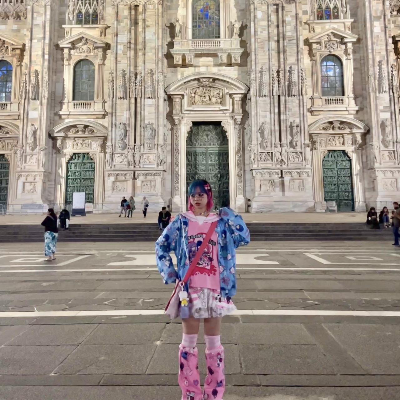 ACDC RAG x Menhera chan sailor collar T-shirt (with... - Depop