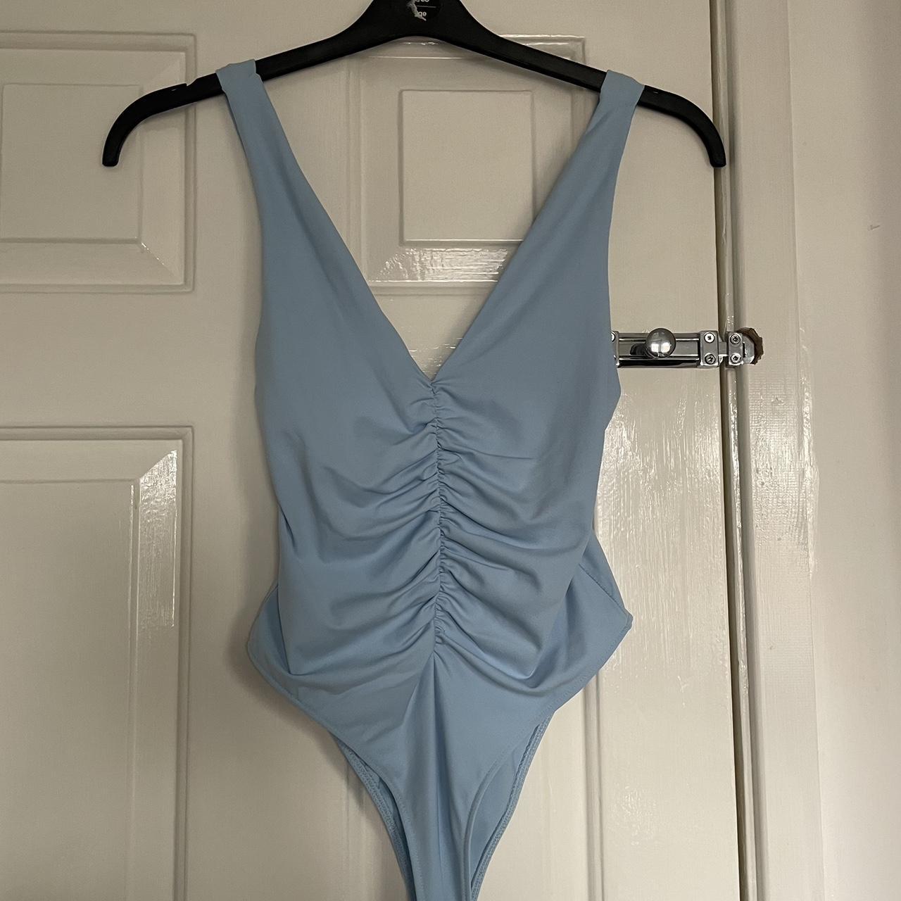 Zara baby blue bodysuit. Never worn. Depop