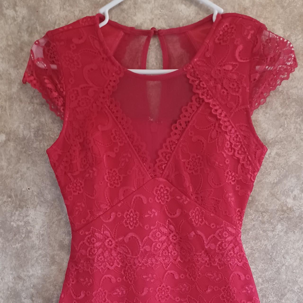 Red Bebe cocktail dress Size xs - Depop