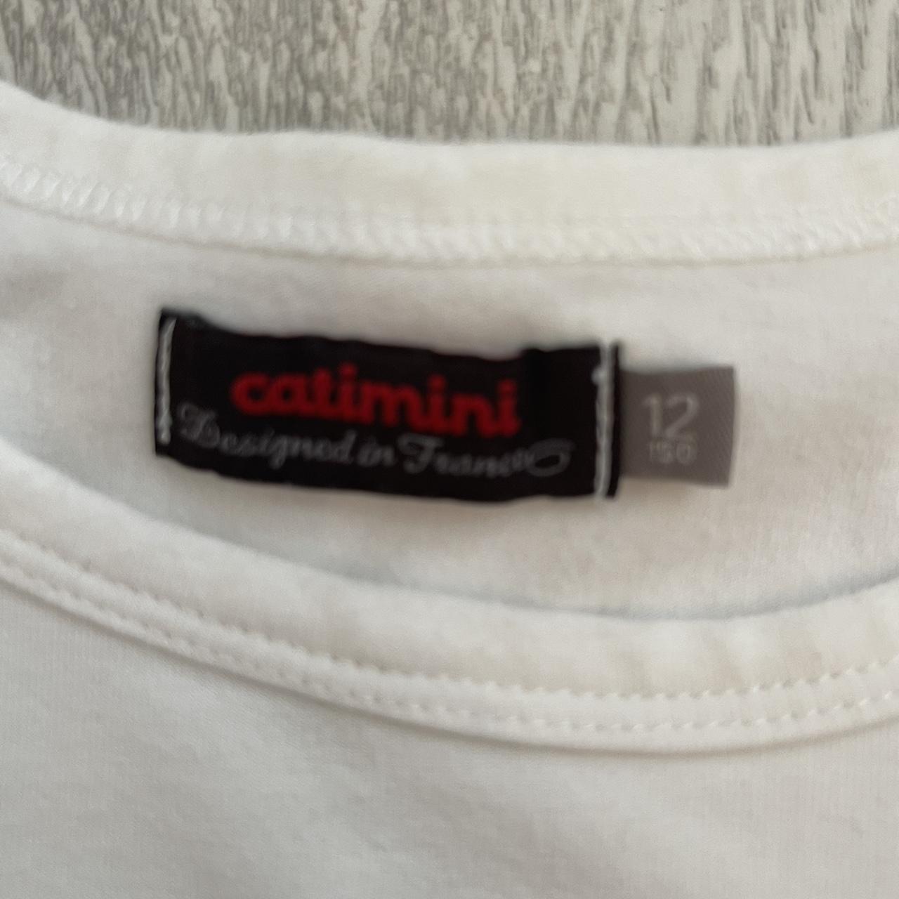 Catimini White and Blue Top (2)