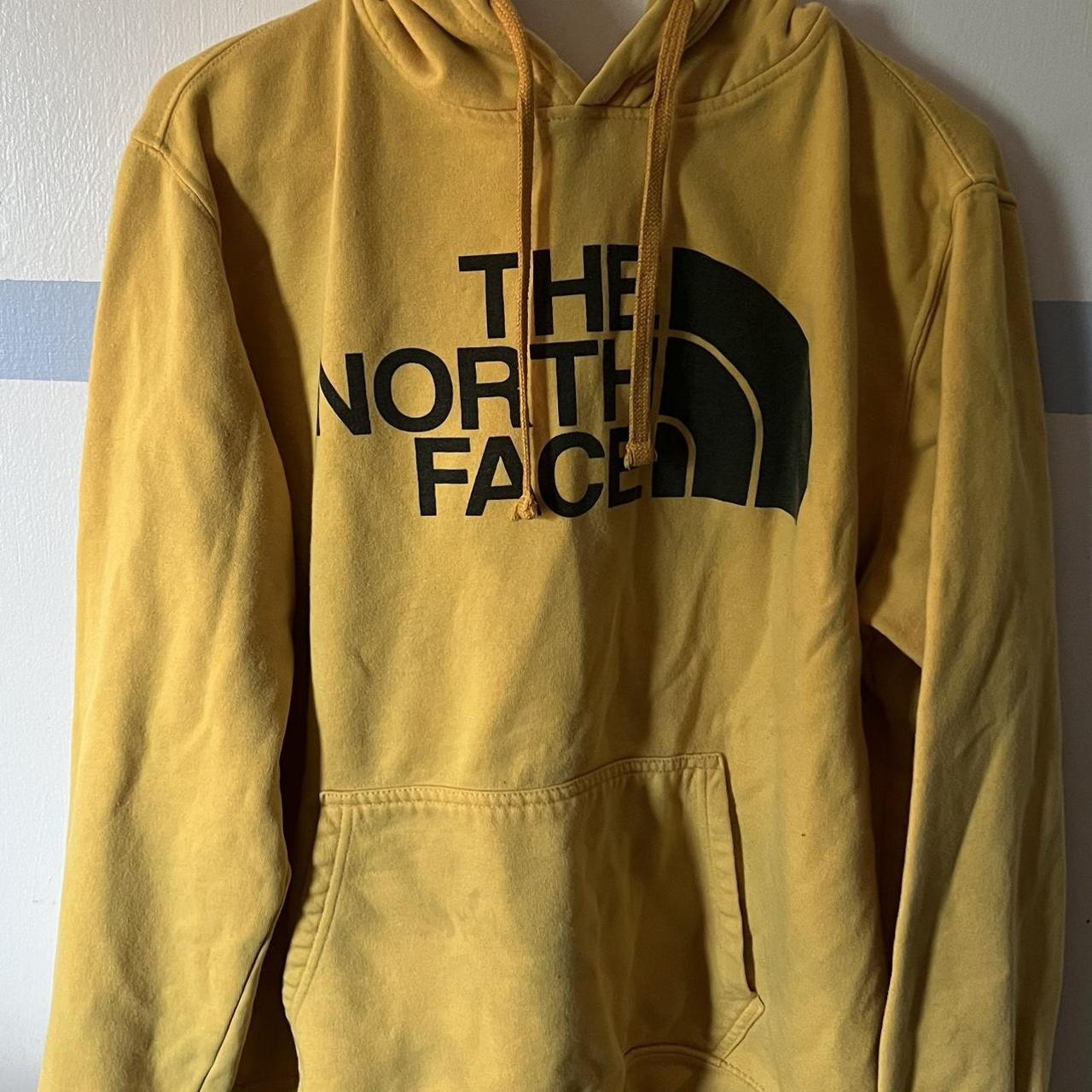 Gold north face hoodie Clearance