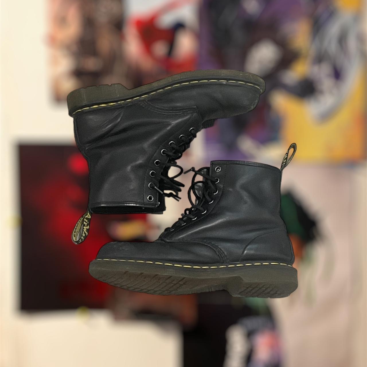 doc martens orange boots