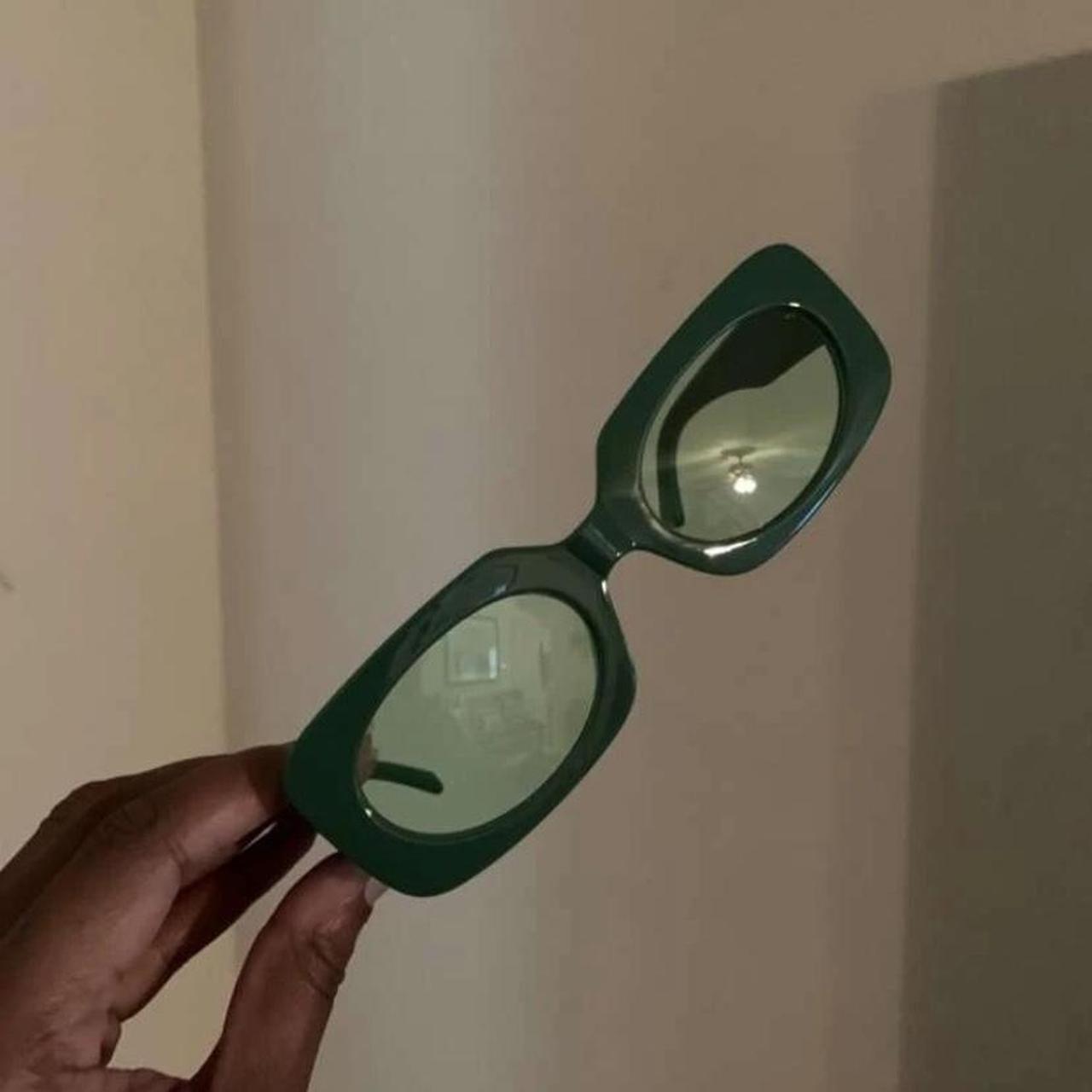 Women's Green Sunglasses Depop