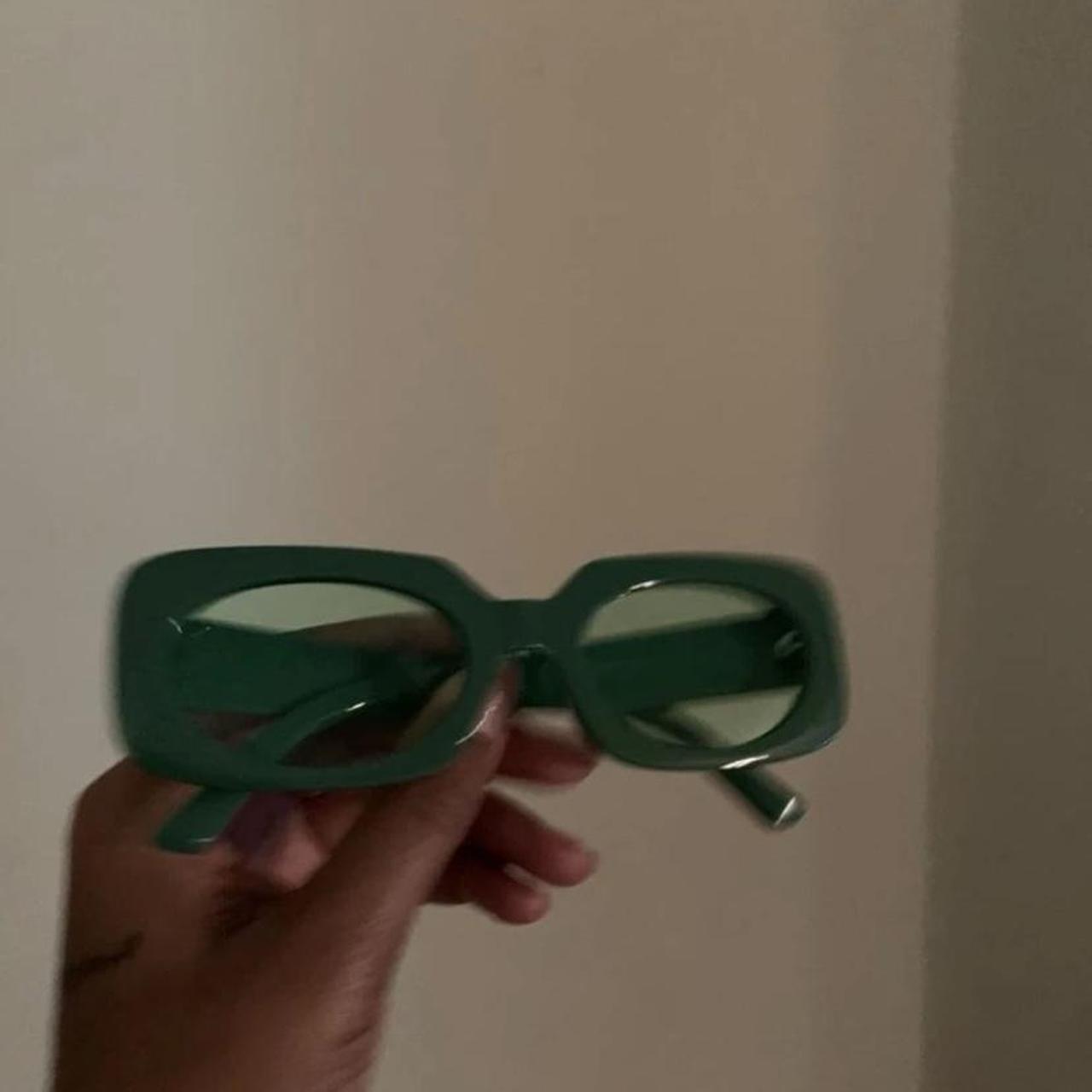 Women's Green Sunglasses Depop