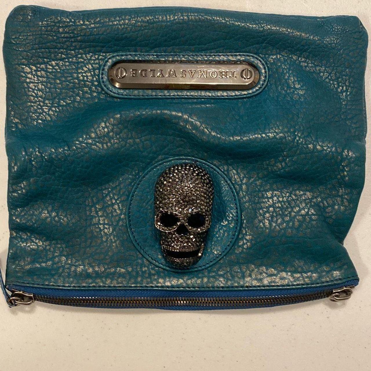 Pre loved Thomas Wylde crystal skull encrusted | Depop