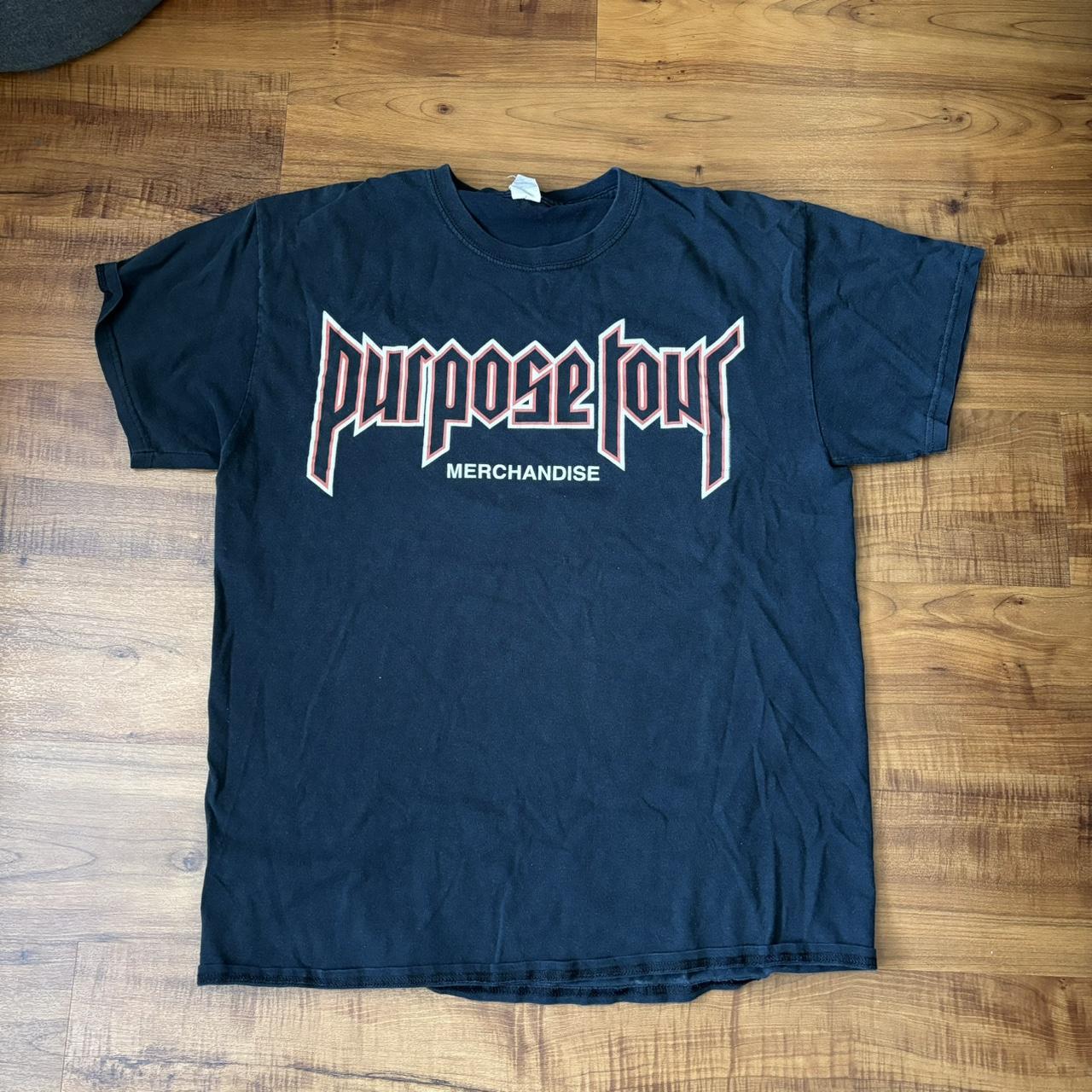 Gildan “Purpose Tour” T-Shirt From the Justin Bieber... - Depop