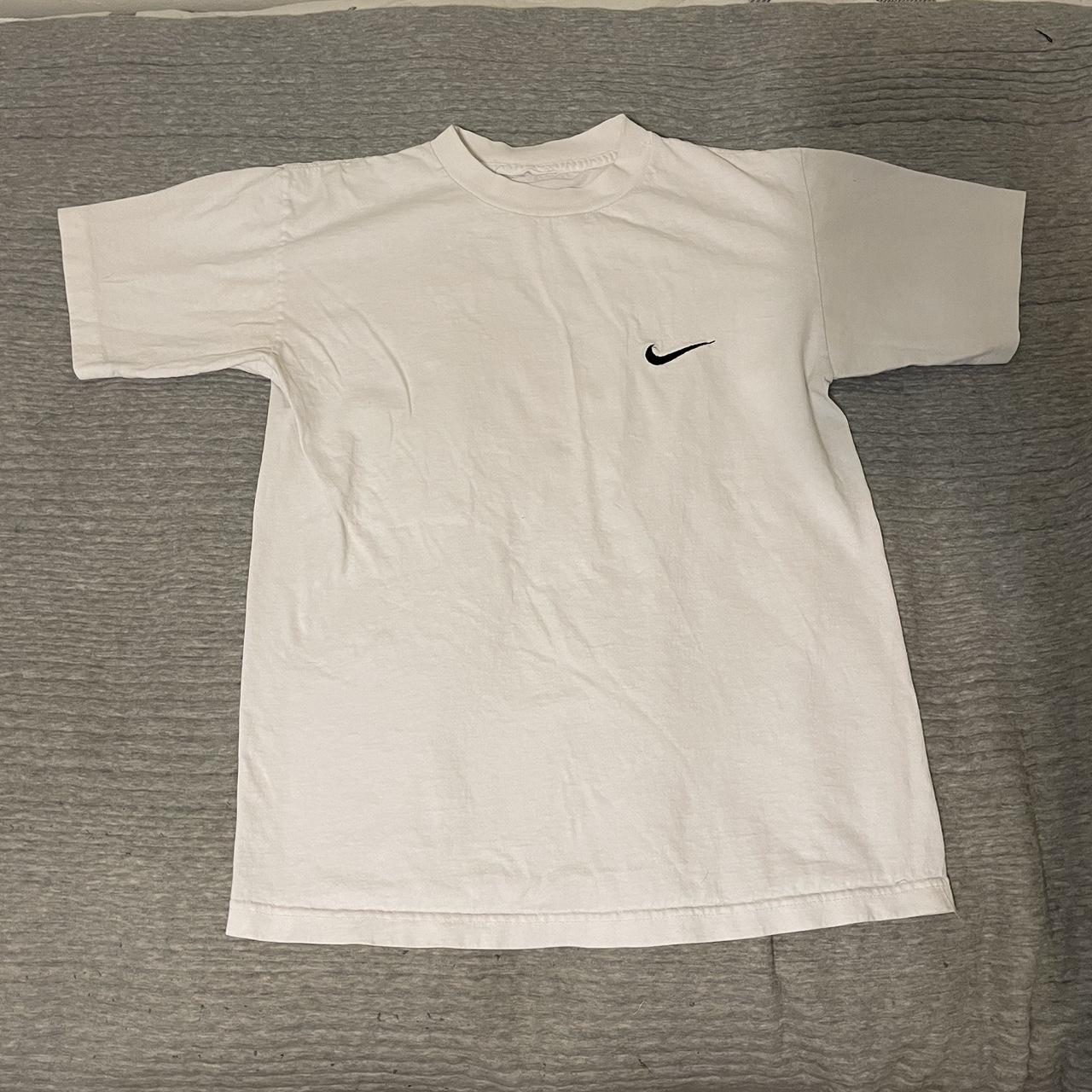 vintage white nike tee size S, no... - Depop