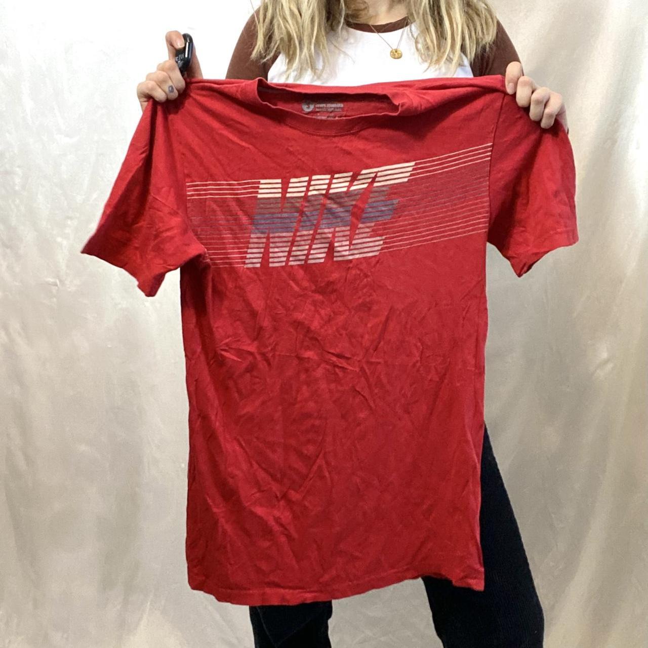 team red nike shirt