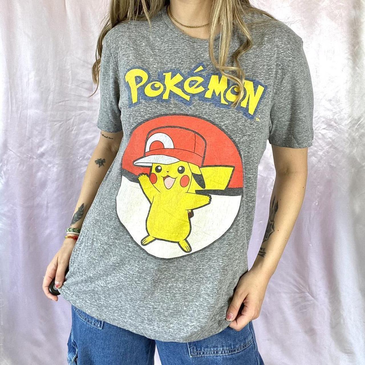 Graphic T-shirt Pokemon Pikachu cartoon