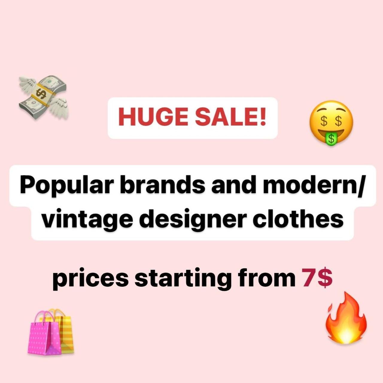 HUGE SALE! Prices starting from 7. Popular brands,... Depop