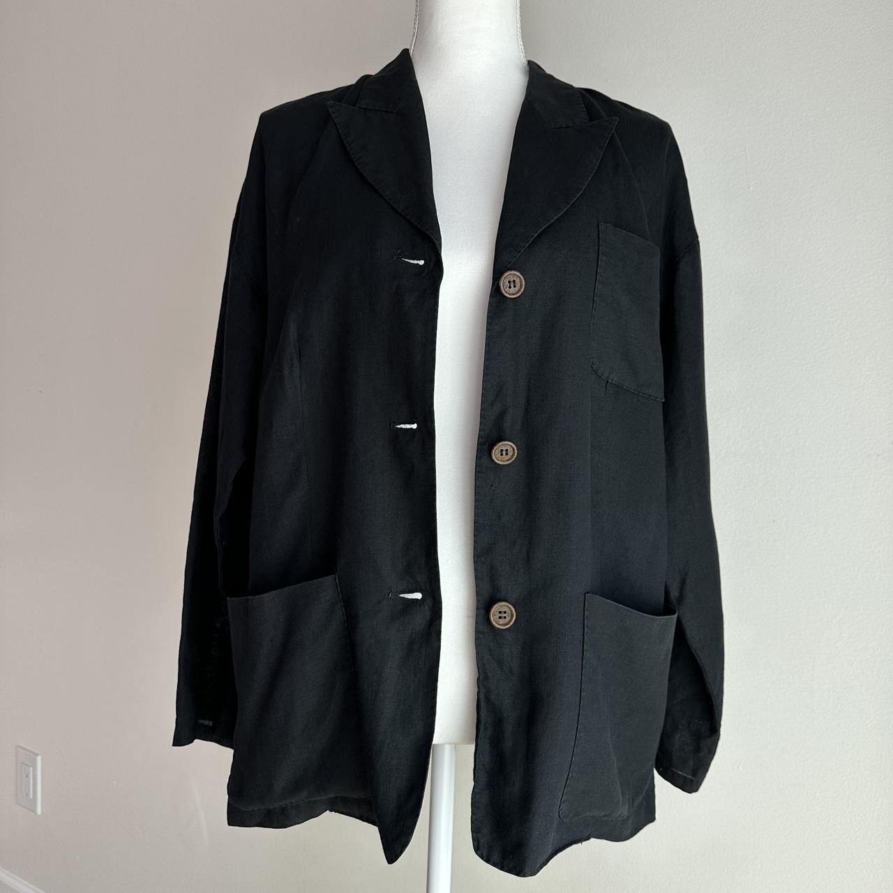 Max Mara Women's Black Jacket | Depop