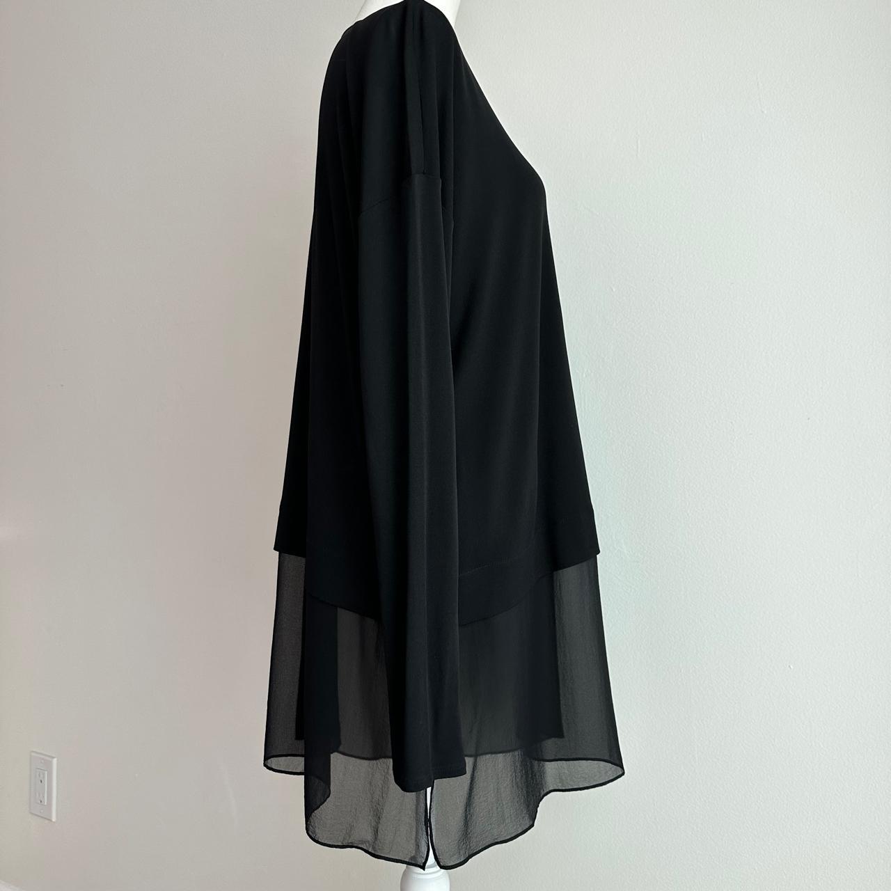 Eileen Fisher Women's Black Blouse | Depop