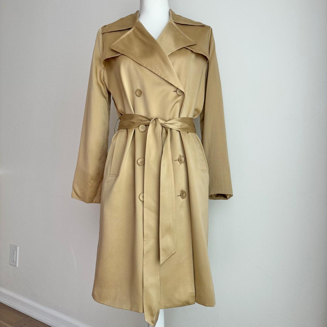 L'Agence Elise Trench Coat Jacket Small Women's... - Depop