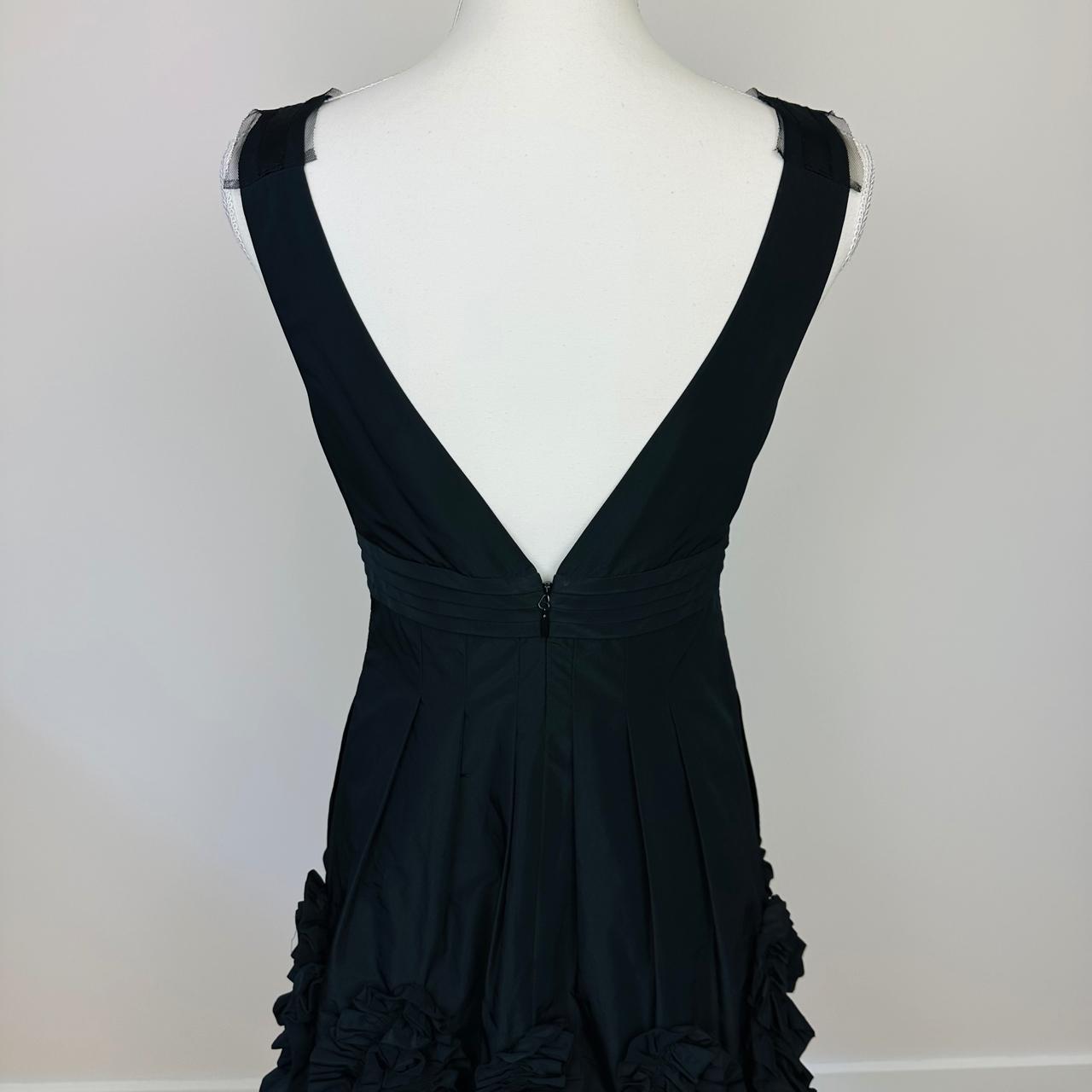 BCBGMaxAzria Cocktail Mini Black Dress Babydoll