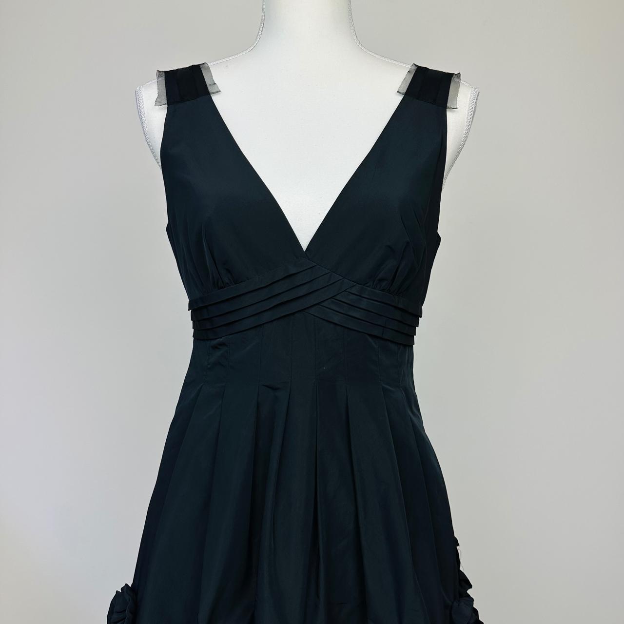 BCBGMaxAzria Cocktail Mini Black Dress Babydoll