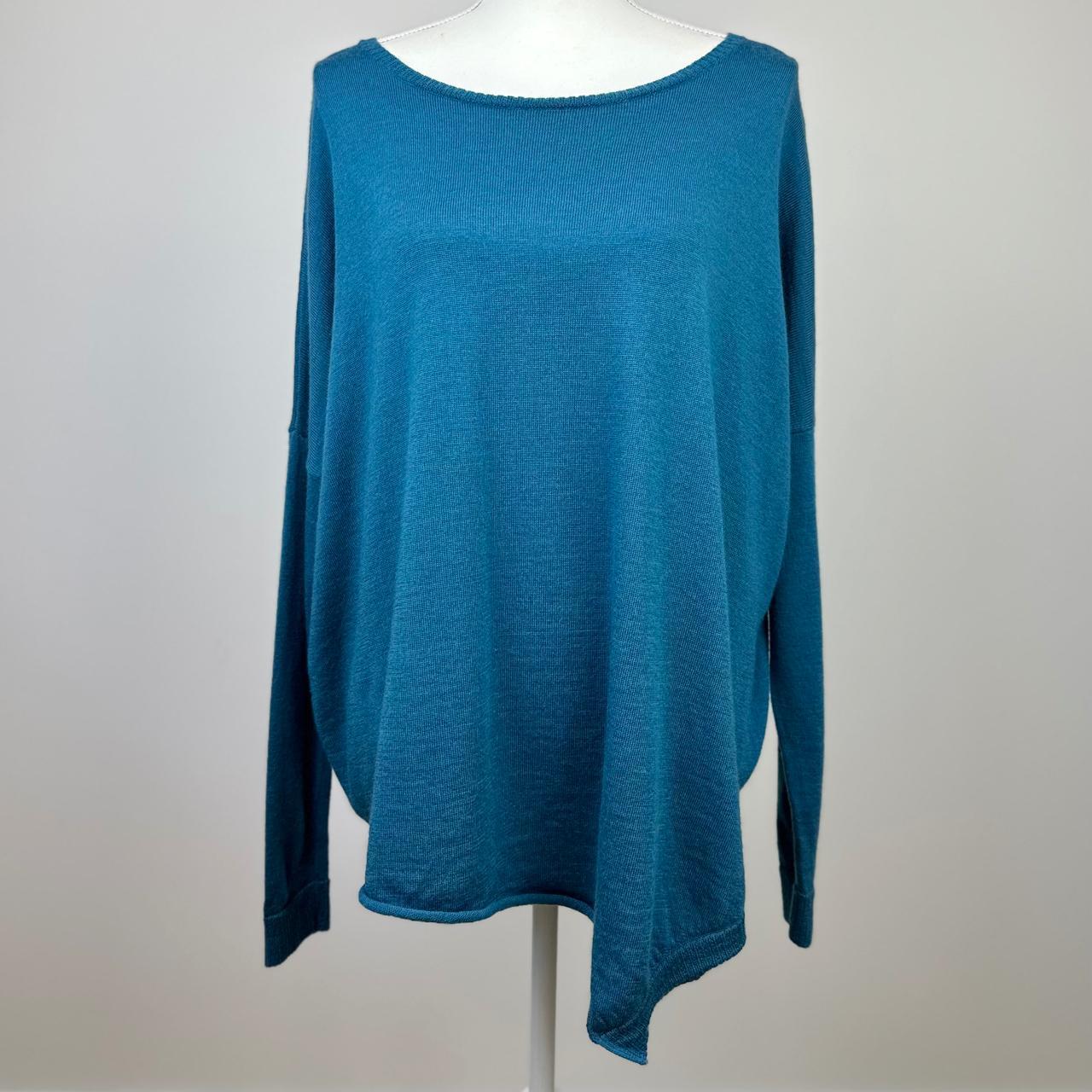 Eileen Fisher 100% Merino Wool Sweater Relaxed... - Depop