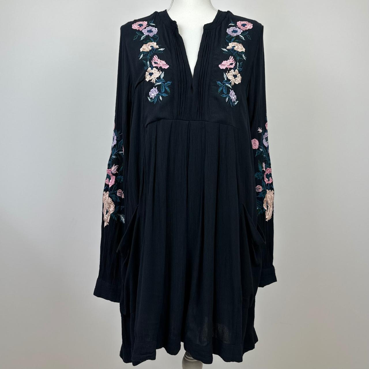 Mia gauze embroidered mini dress sale