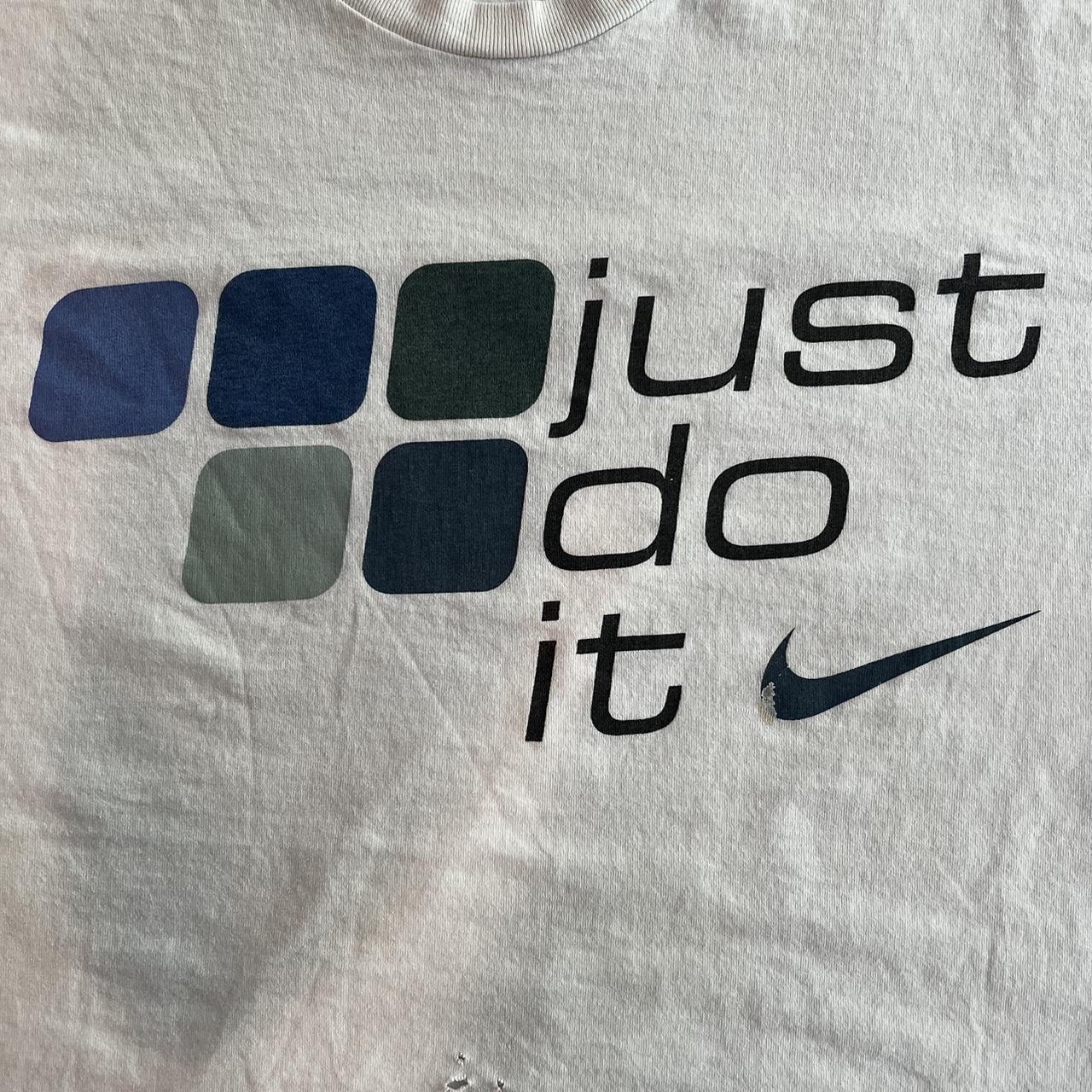 VINTAGE 90’S JUST DO IT NIKE TEE ️ MADE IN MEXICO 🇲🇽... - Depop