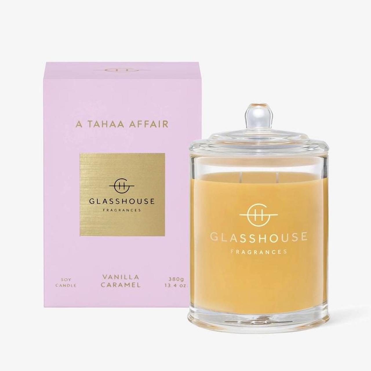 Brand New Vanilla Caramel Glasshouse 60g Candle... Depop