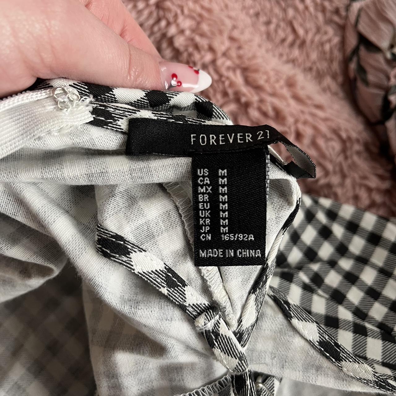 forever 21 checkered shirt