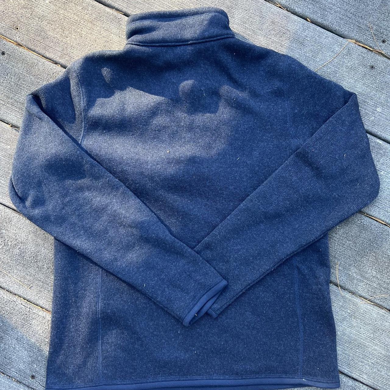 Patagonia navy blue quarter zip pullover better... - Depop