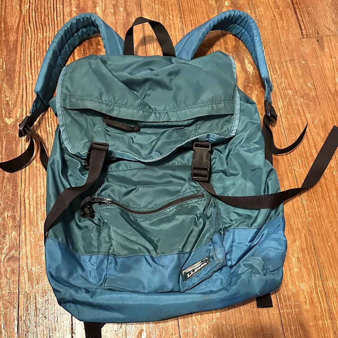 Red L.L. Bean backpack! May have some minor wear and - Depop