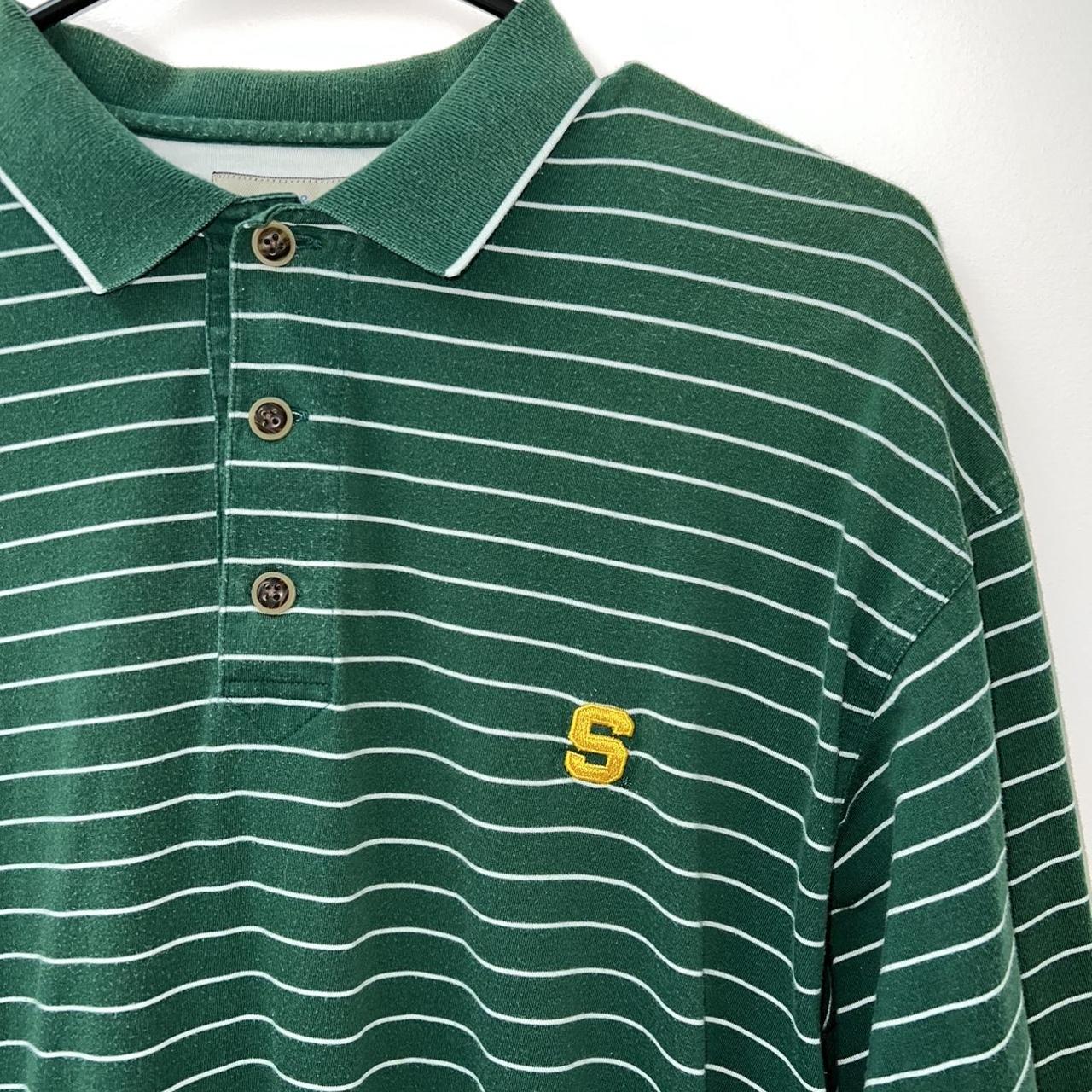Cutter & Buck Men's Green and Yellow Polo-shirts (2)