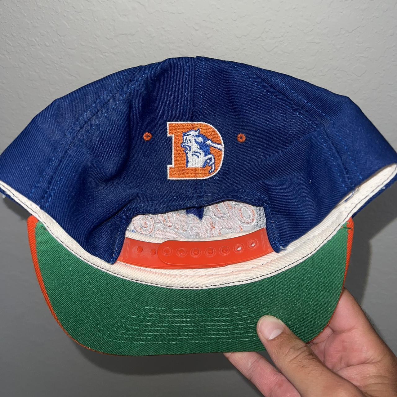 Vintage 90s Denver BRONCOS American Needle Snapback Hat 