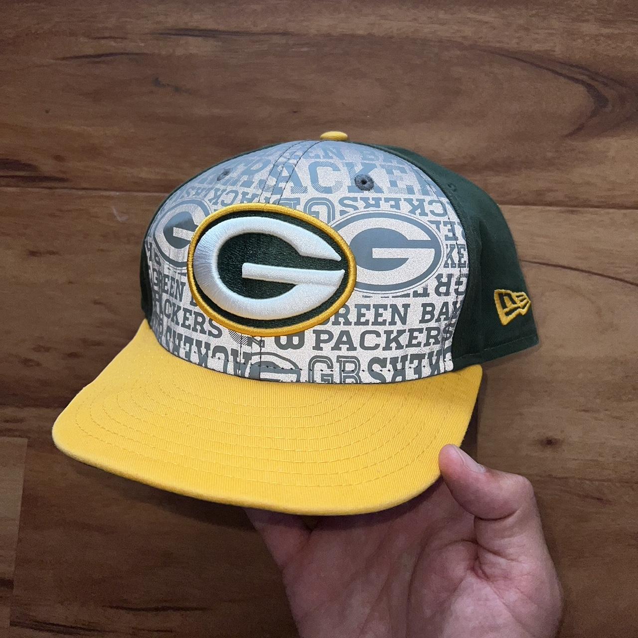 Men's Green Bay Packers hat by New Era. Retro design - Depop