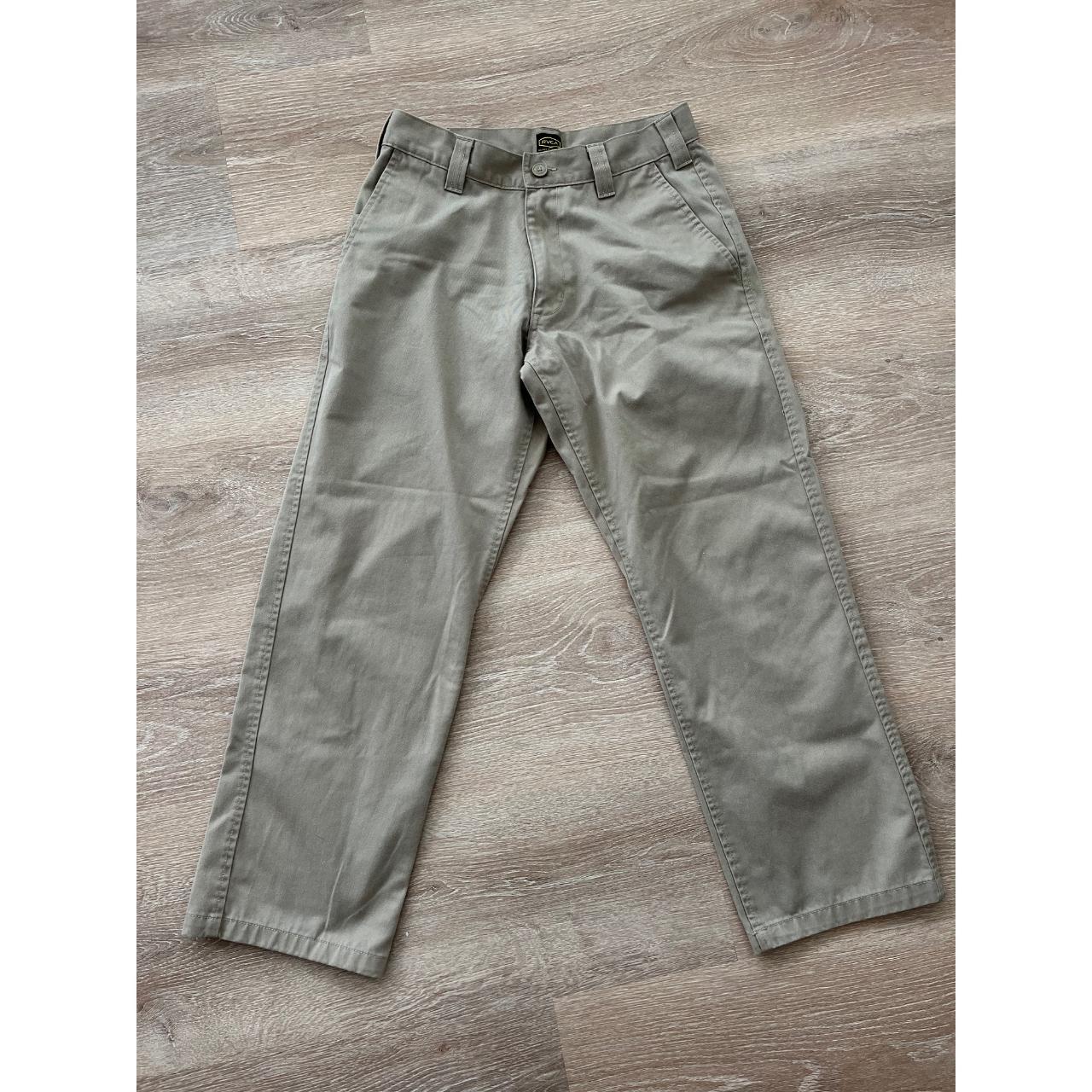 RVCA American fit khaki chino style men's relaxed... Depop