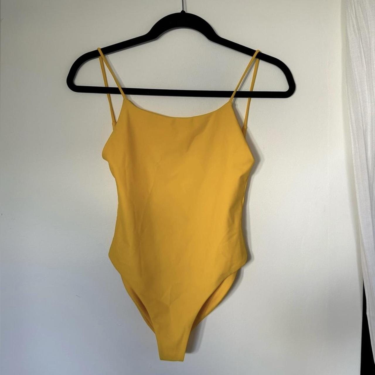 Jade Swim Women's Yellow Swimsuit-one-piece | Depop