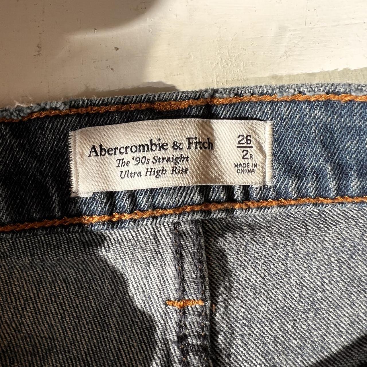 Abercrombie & Fitch - 90s ultra high rise straight... - Depop