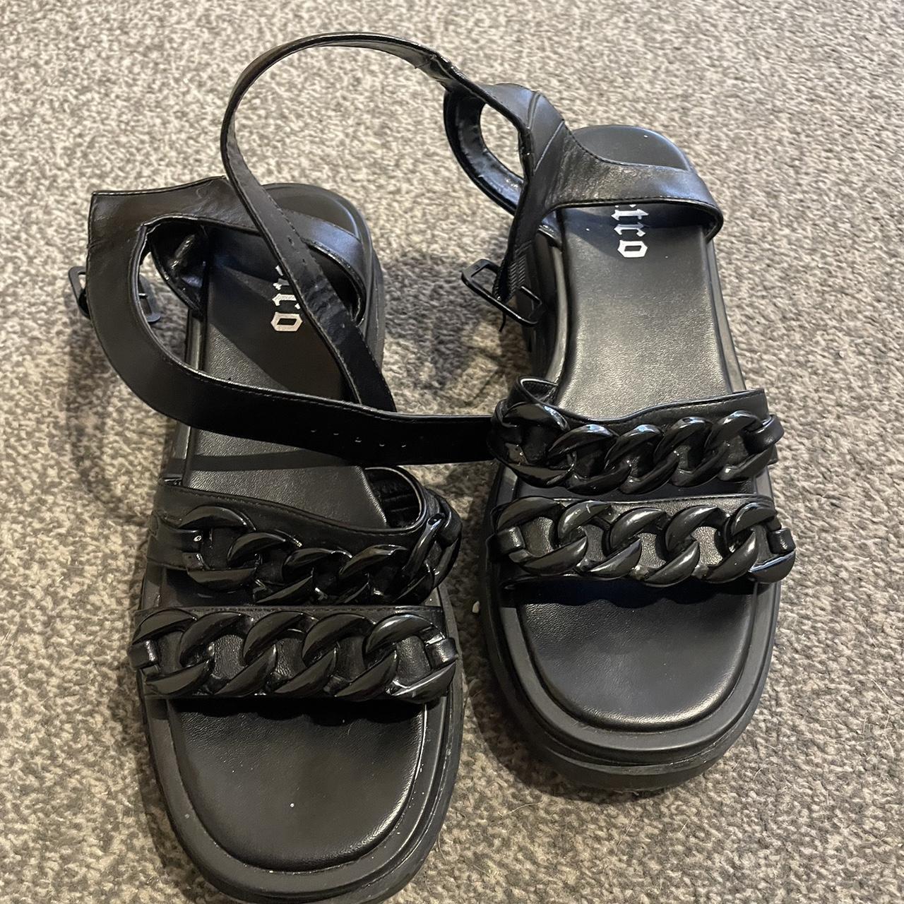 ajio platform sandals