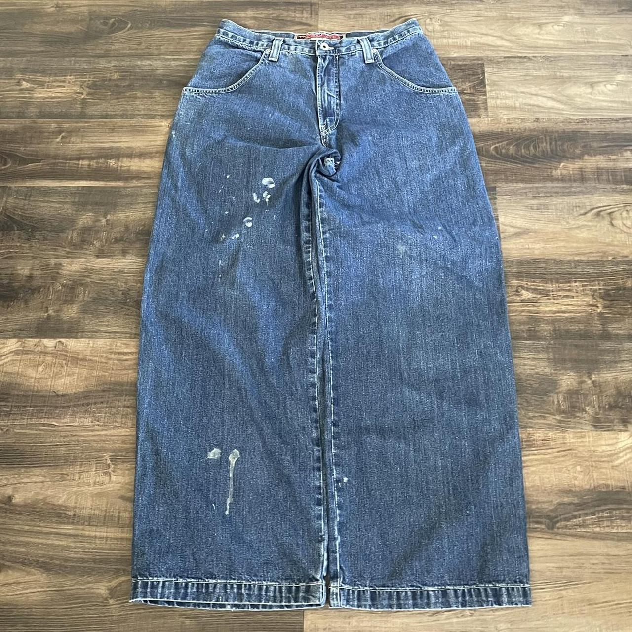 JNCO ブルーデニム Vintage Blue Faded JNCO Jeans 11.5 Inch L/O, Fit | Depop