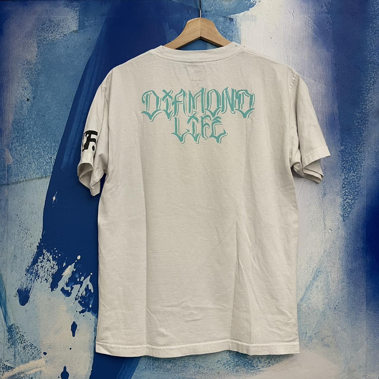 Diamond Supply Co. Men's White and Blue T-shirt (5)