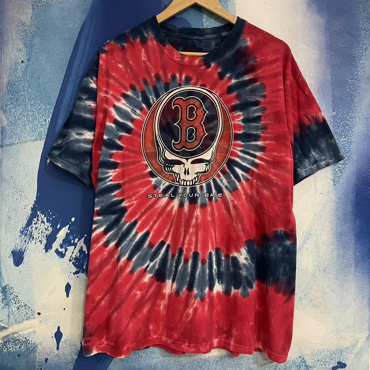 Boston Red Sox Steal Your Base Tie-Dye T-Shirt