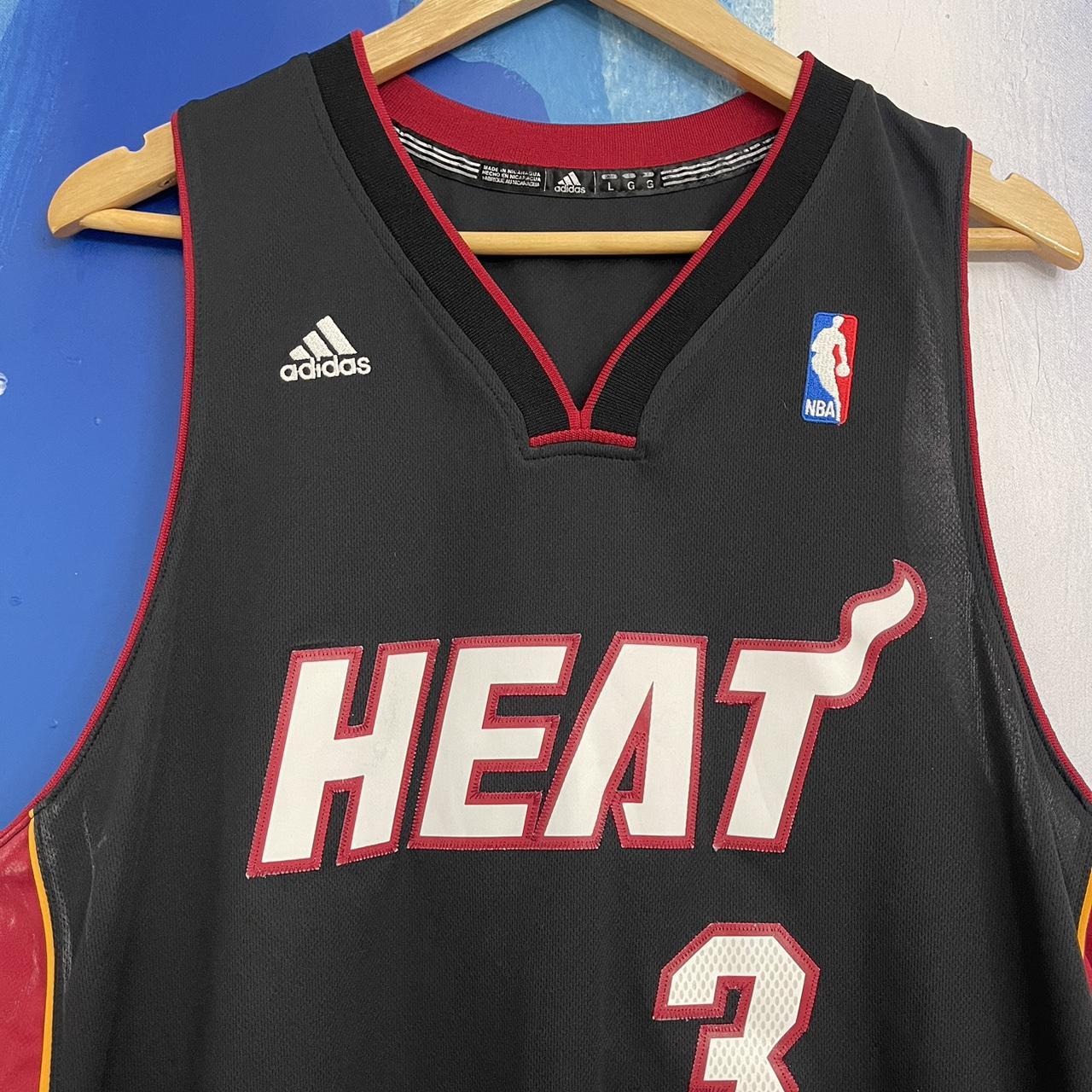 2012-13 Dwyane Wade Adidas Men's Miami Heat Official Home