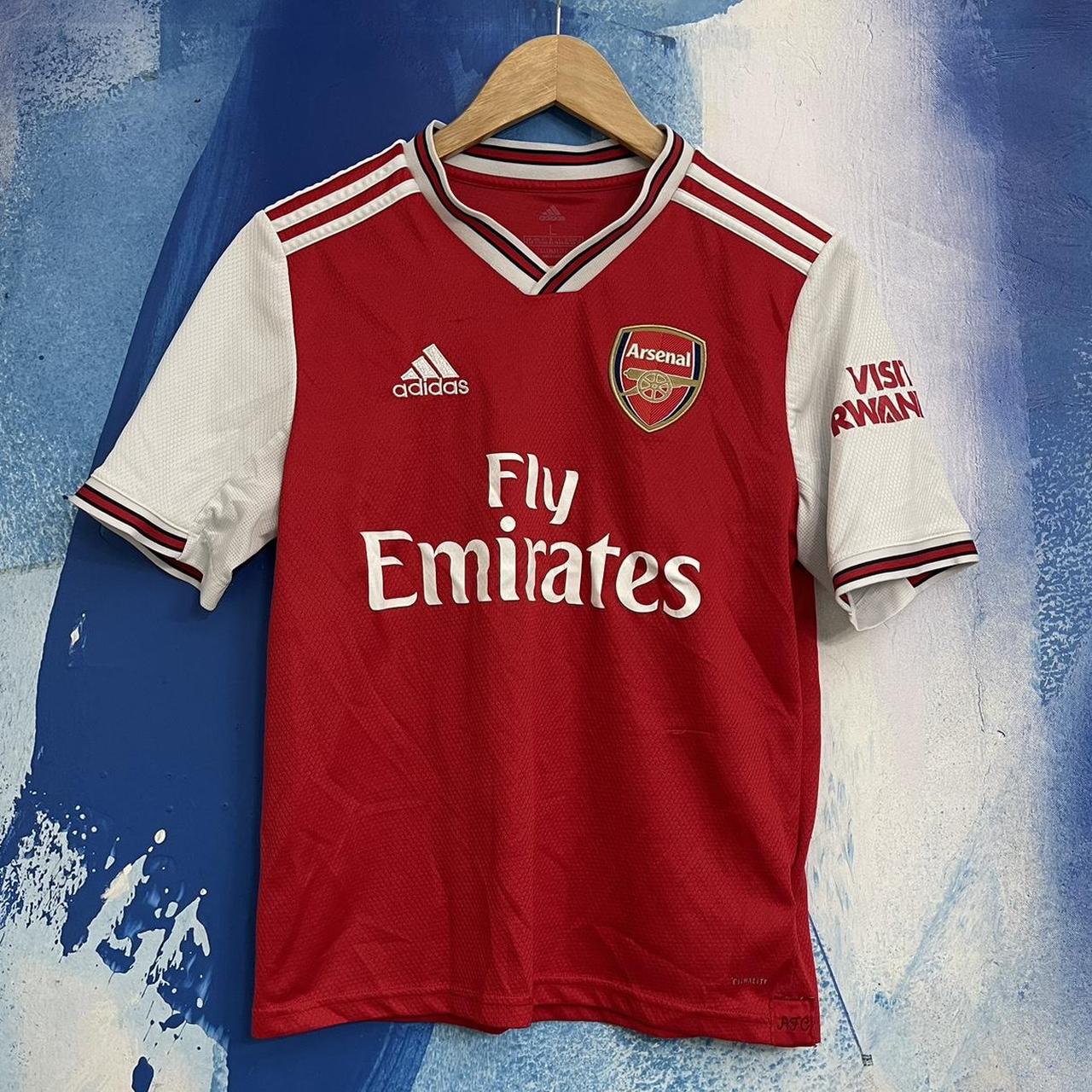 Arsenal Fly Emirates Adidas Soccer Jersey Youth Size... - Depop