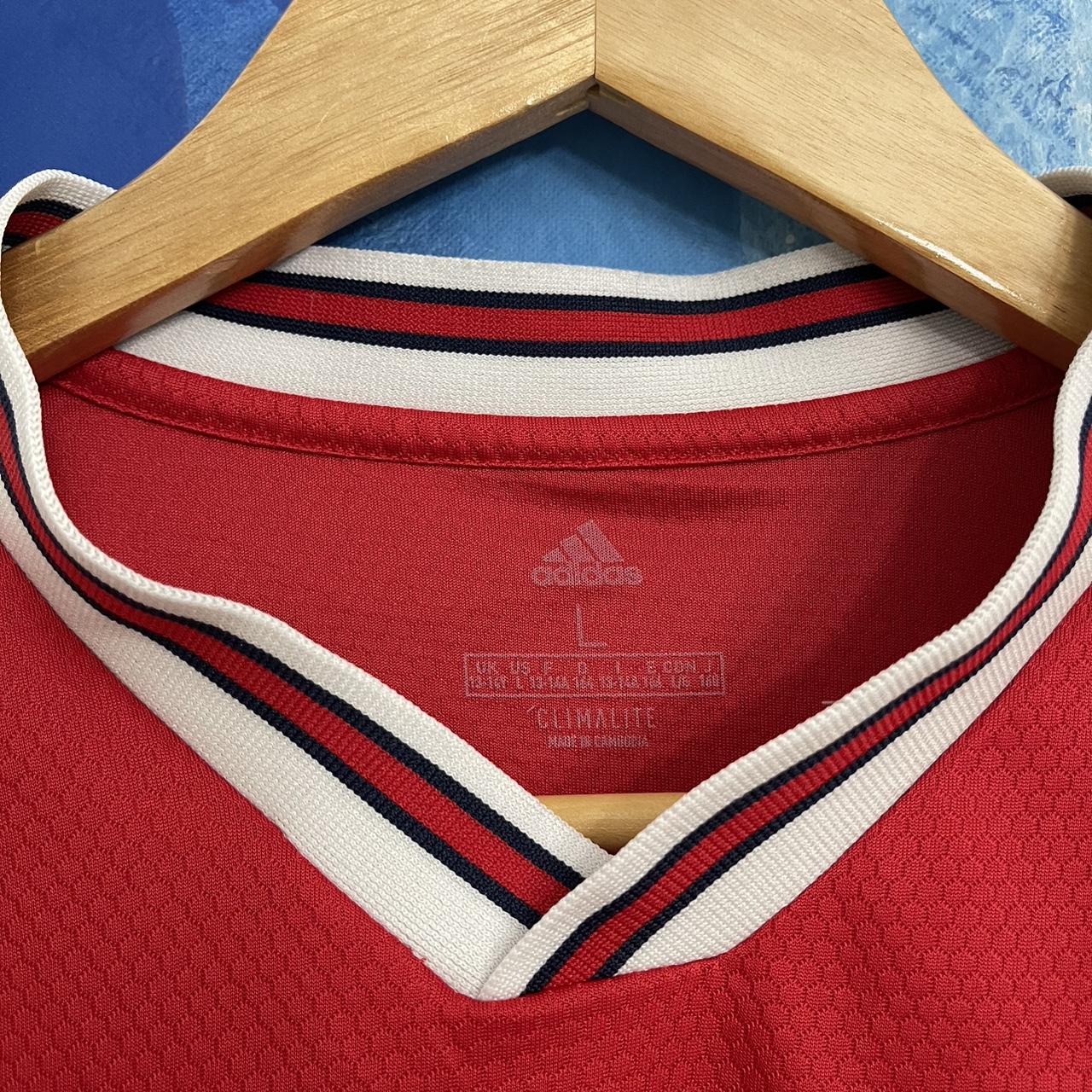 Arsenal Fly Emirates Adidas Soccer Jersey Youth Size... Depop