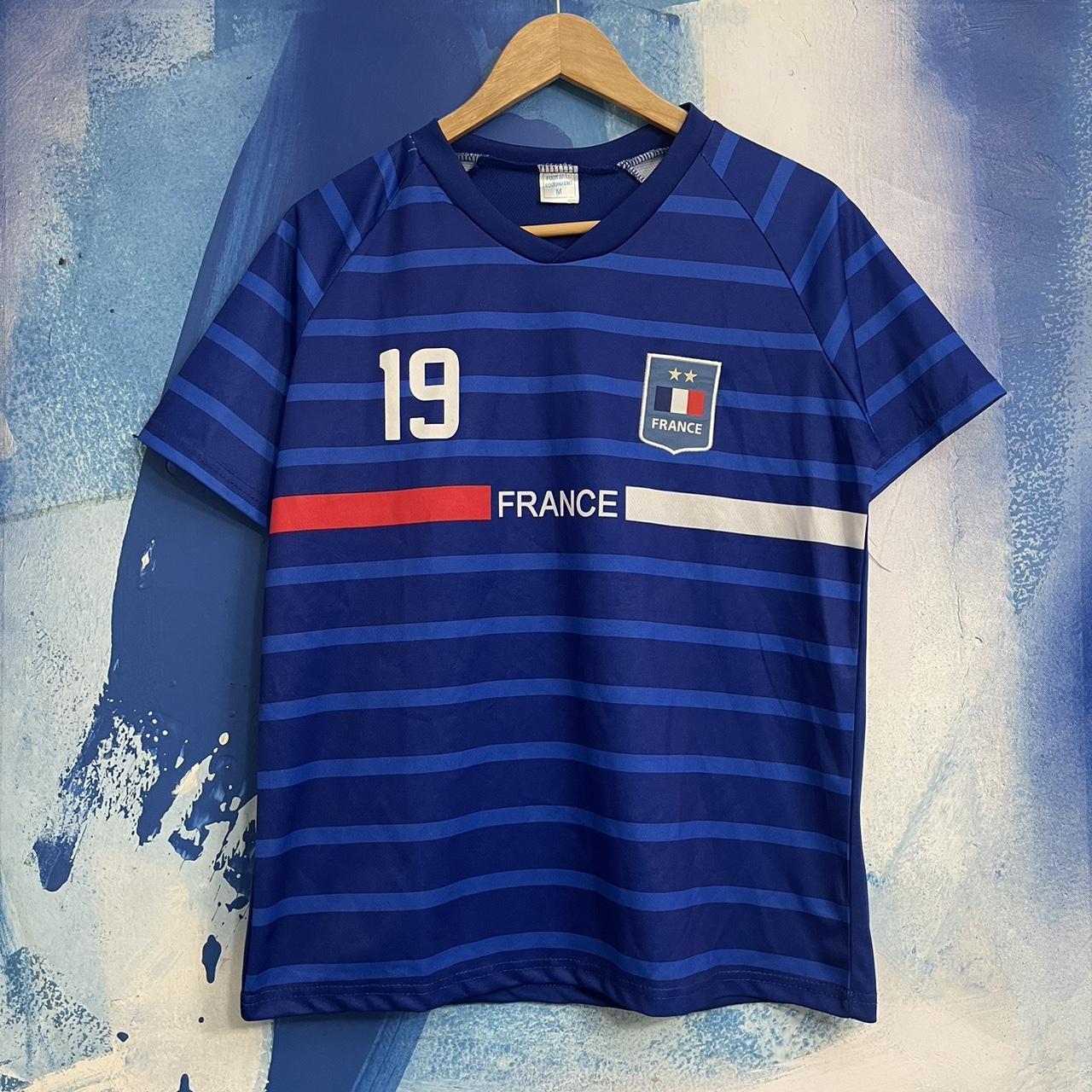 France National Soccer Football Team Jersey Mens... - Depop