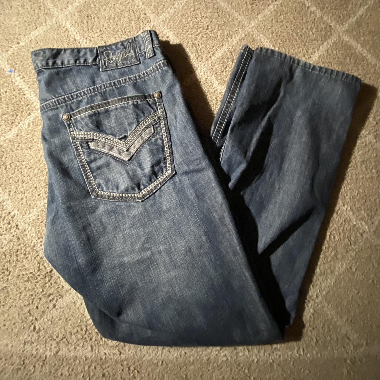 American Vintage Men's Grey Jeans Depop