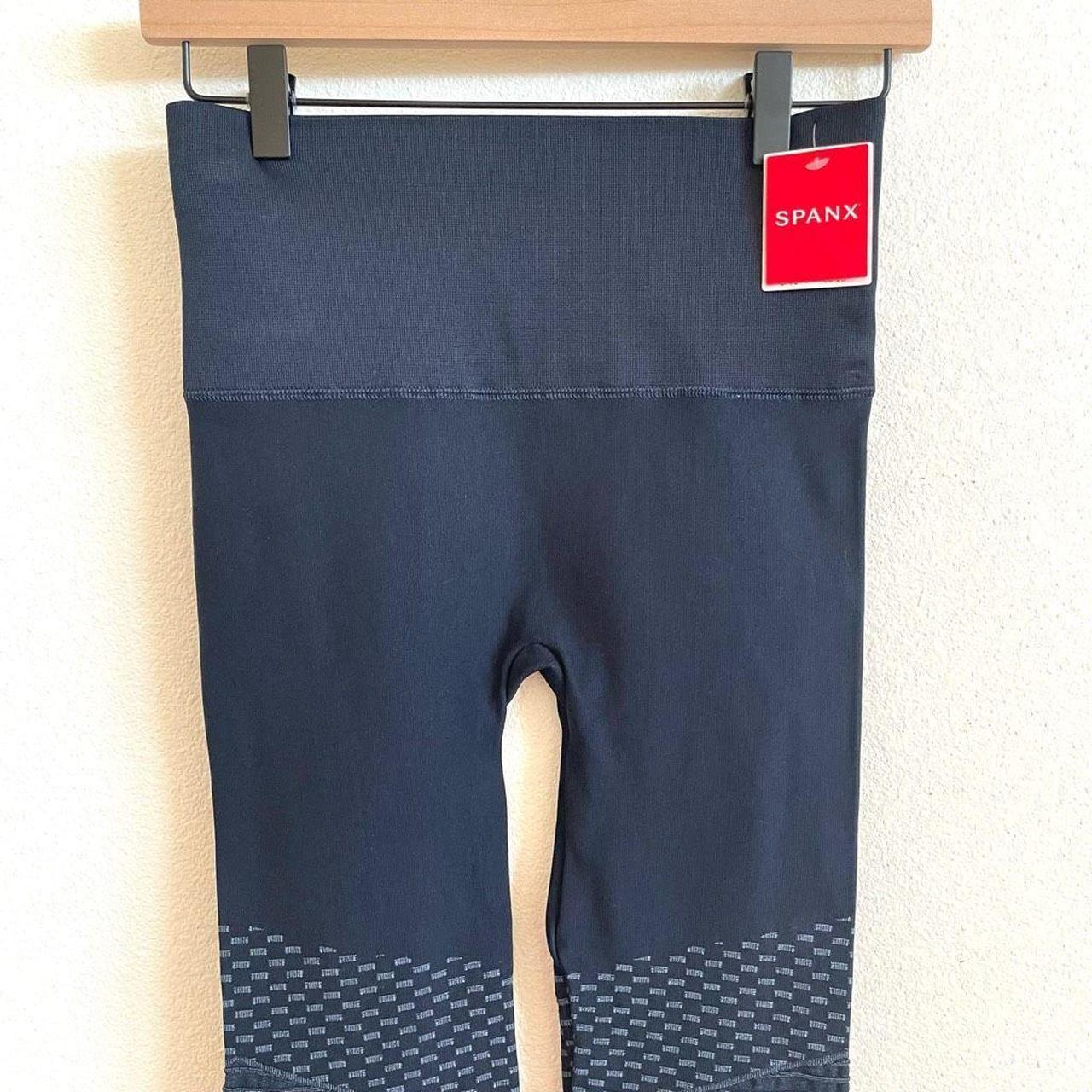 Spanx Blue Indigo Seamless Moto Tummy Control Full - Depop