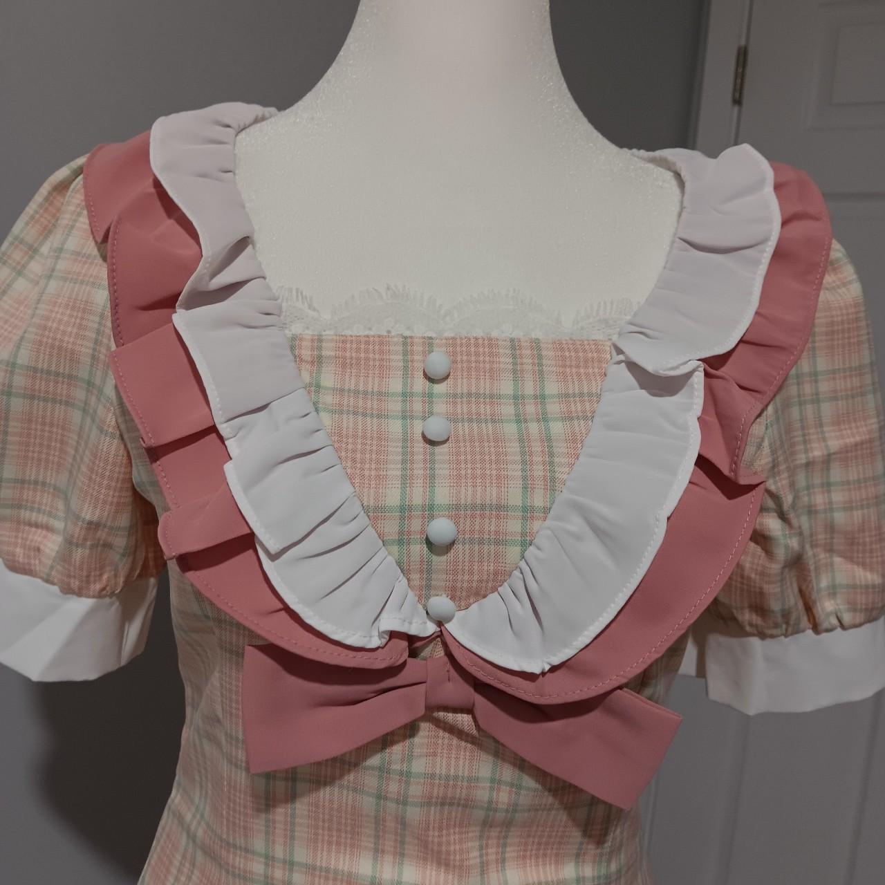 🎀 plaid mini dolly dress 🎀 Soft colored hyper... - Depop