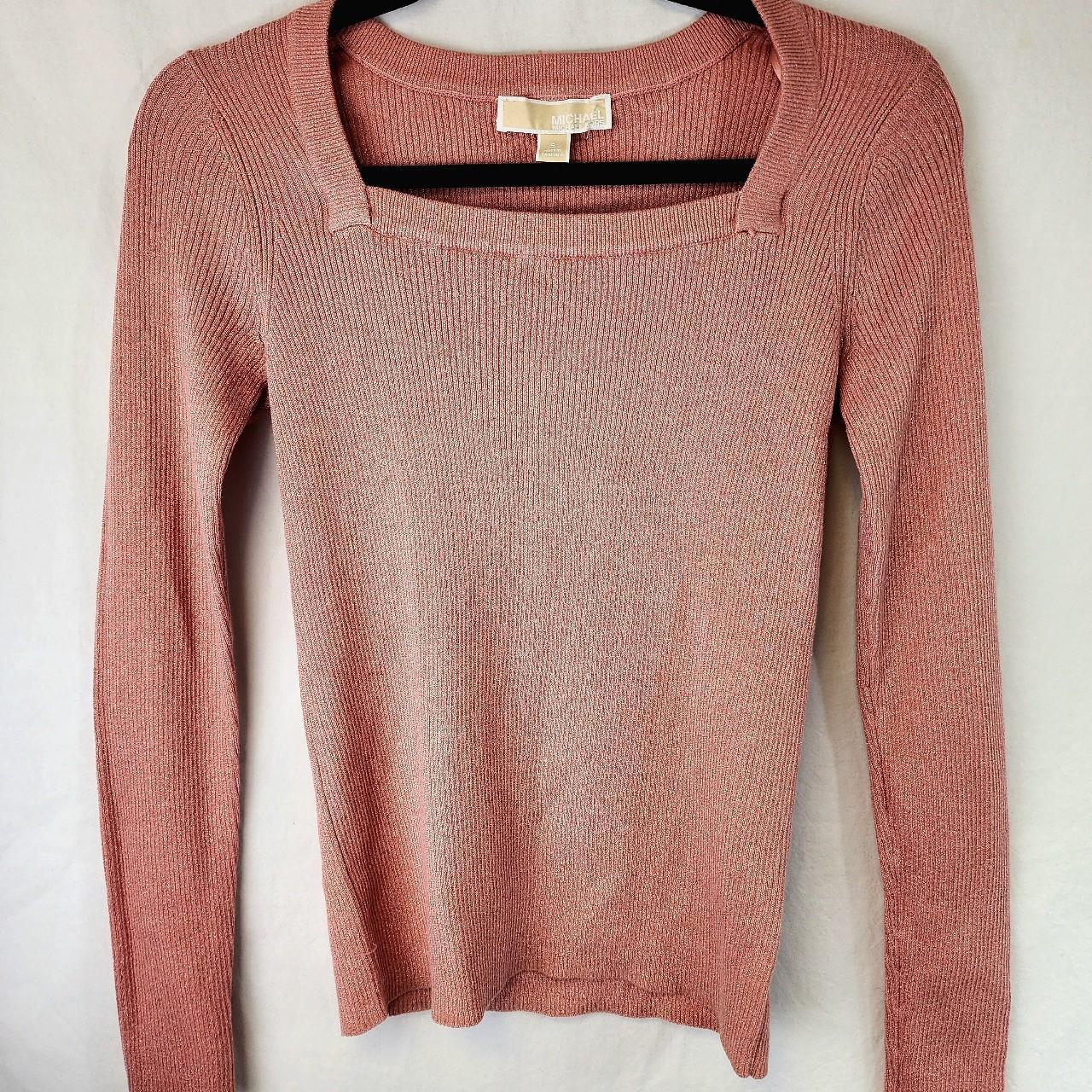 Michael kors deals sweaters womens pink