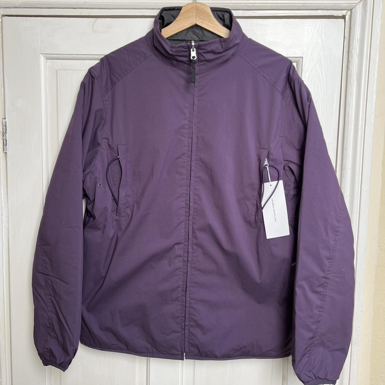 Pop Trading Company Plada reversible jacket Purple... - Depop